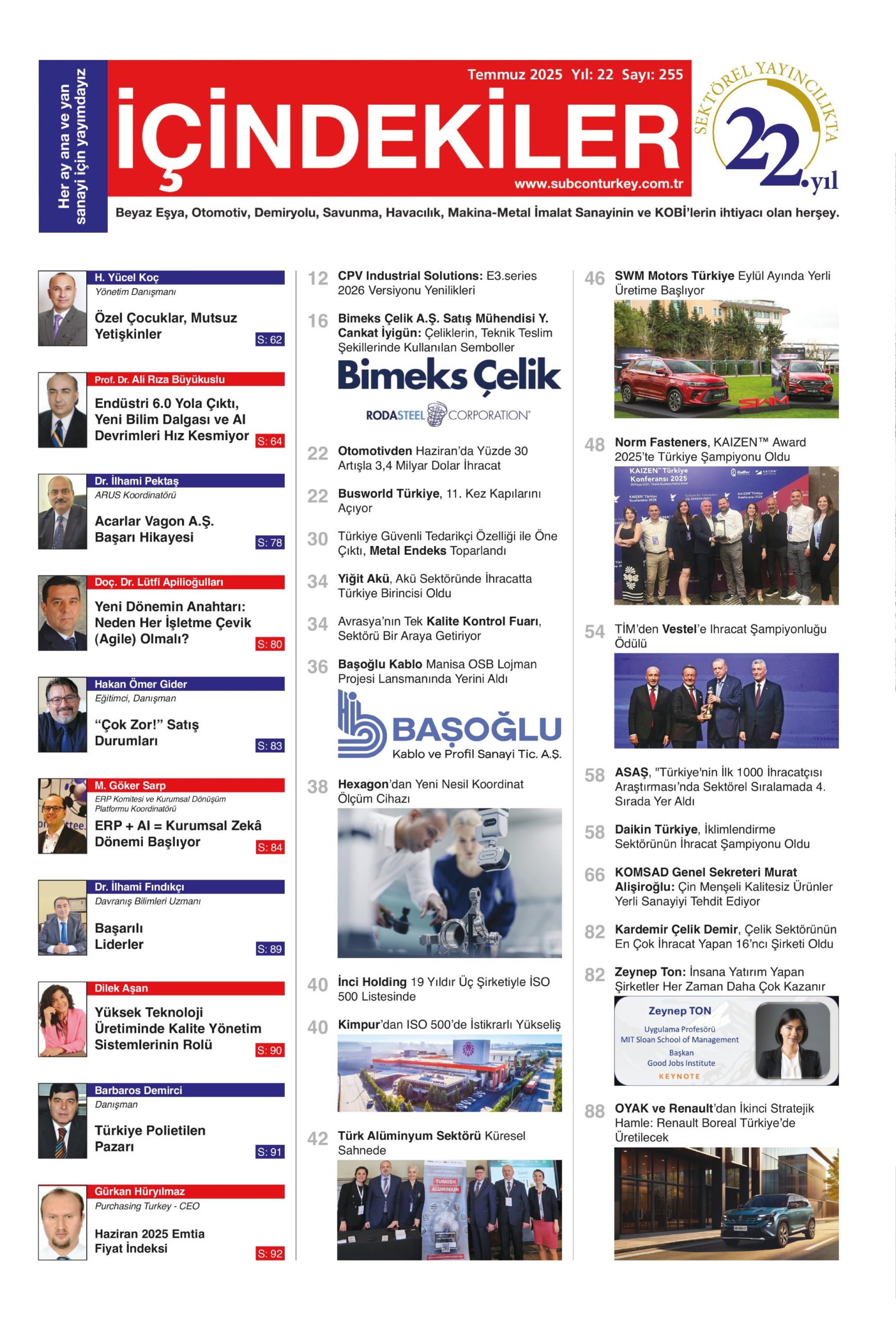 Urzema | İÇİNDEKİLER