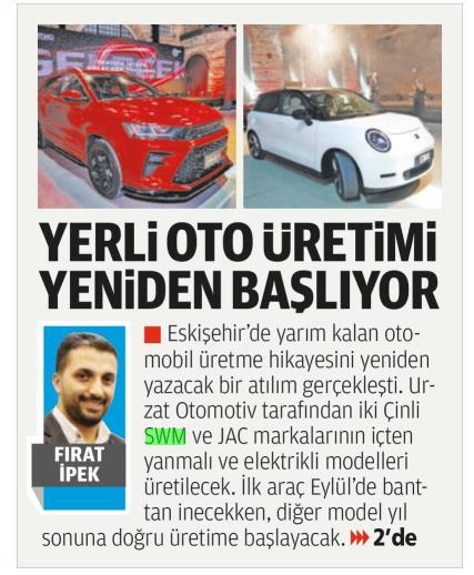 Urzema | Domestic Car Production Resumes